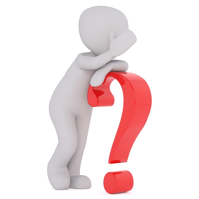 A question mark