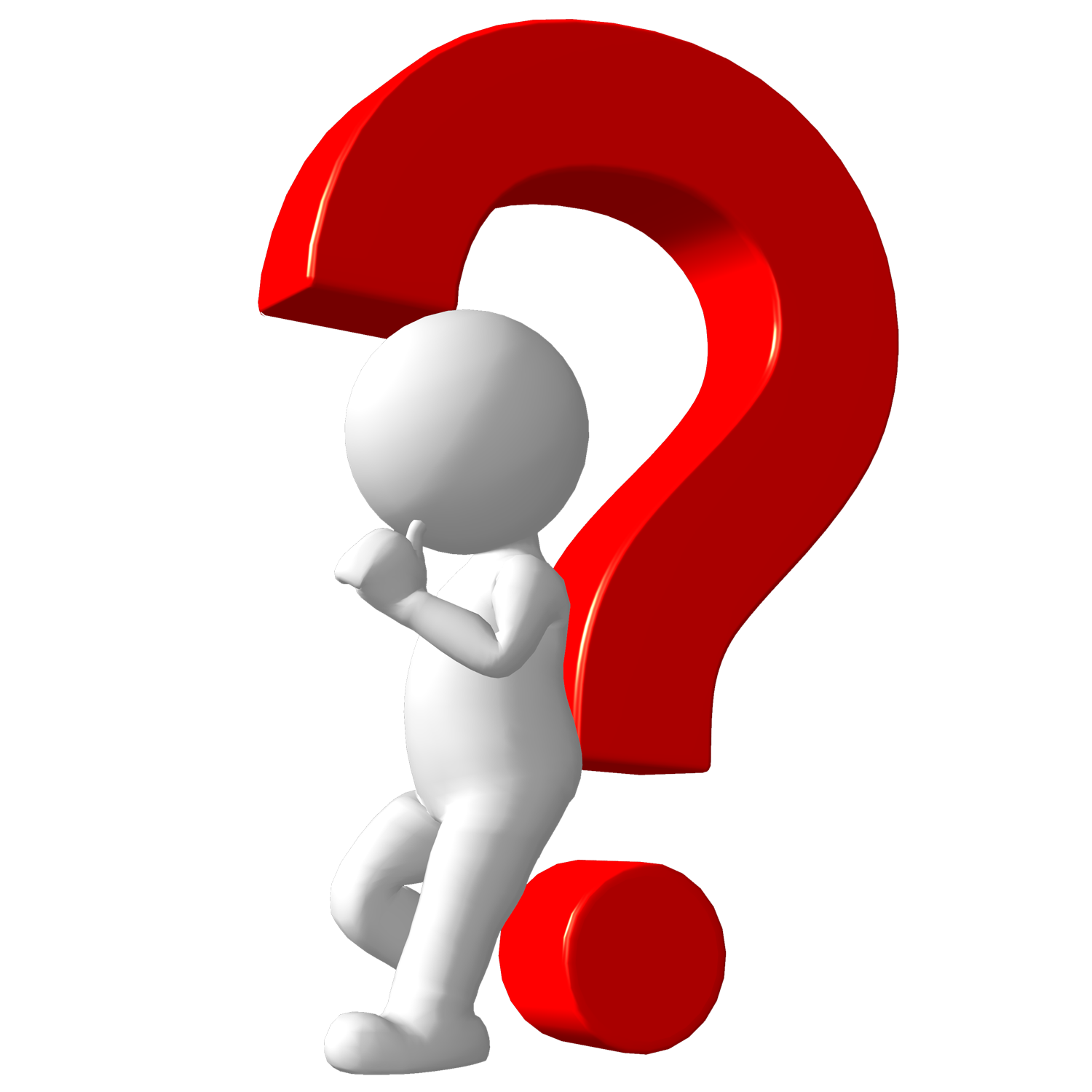 A question mark