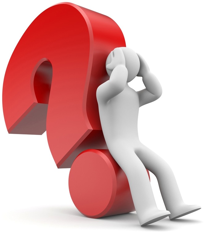 A question mark